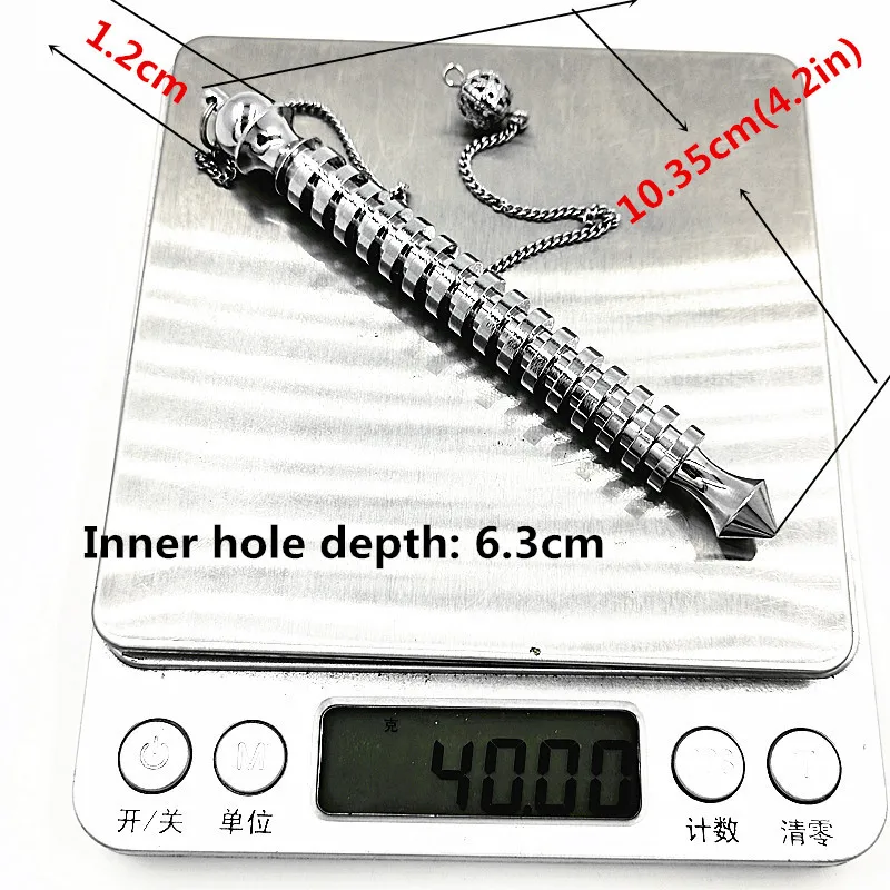 

10.3cm Pendulum for Dowsing Copper pendants Reiki pendule divination energy therap Pendulo Radiestesia Healing Pendule