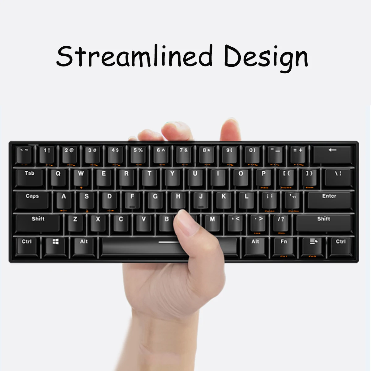 61 keys mechanical gaming keyboard 60 nkro bluetooth 5 0 type c rgb pbt keycap outemu switches for mechanical keyboard free global shipping