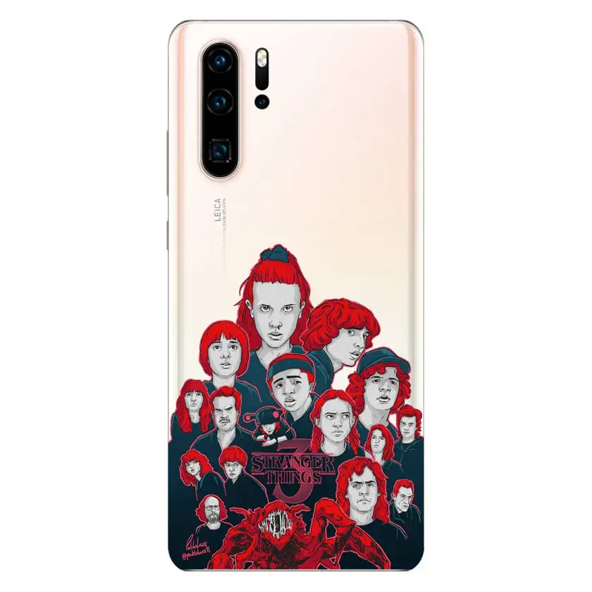 TPU Мягкий силиконовый чехол для телефона huawei Mate20 Mate10 Pro Lite P30 P20 P10 P8Lite Plus Stranger Thing Сезон 3 задняя крышка - Цвет: TPU