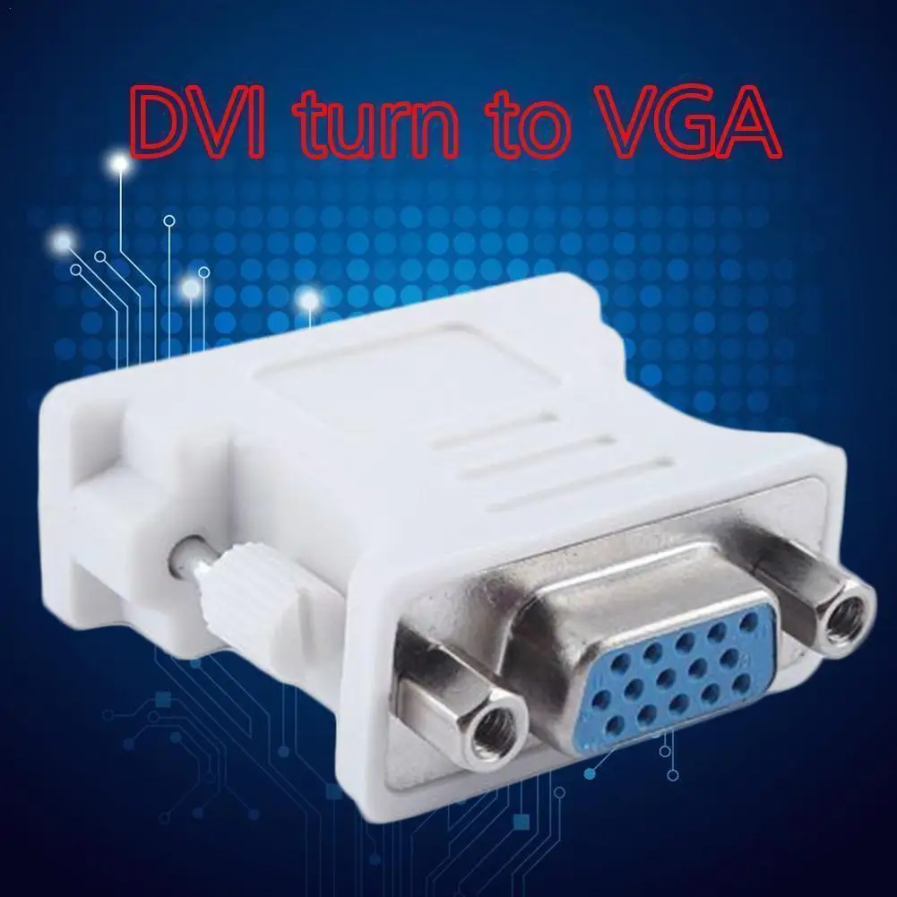 

Dvi to Vga Male to Female Adapter Connector Converter Cable Suitable for Assembling Computers Laptops Hdtvs Projector Monit N5S1