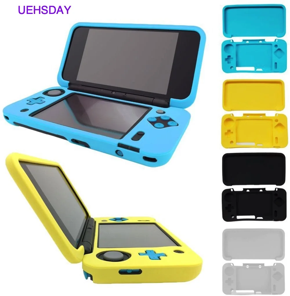 UEHSDAY силиконовый чехол для Nintendo New 2DS XL защитный NEW LL Blue|Запасные части| |