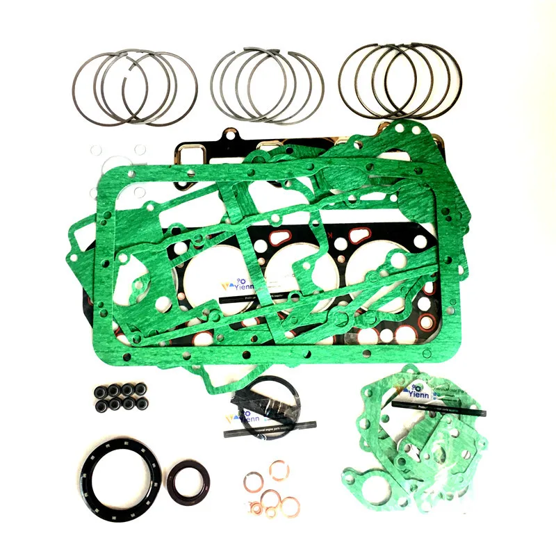 

For Mitsubishi K4F Overhaul Re-ring Kit Piston Ring Head Gasket Bearing Set Fit MT25 Tractor Diesel Engine Spare Parts