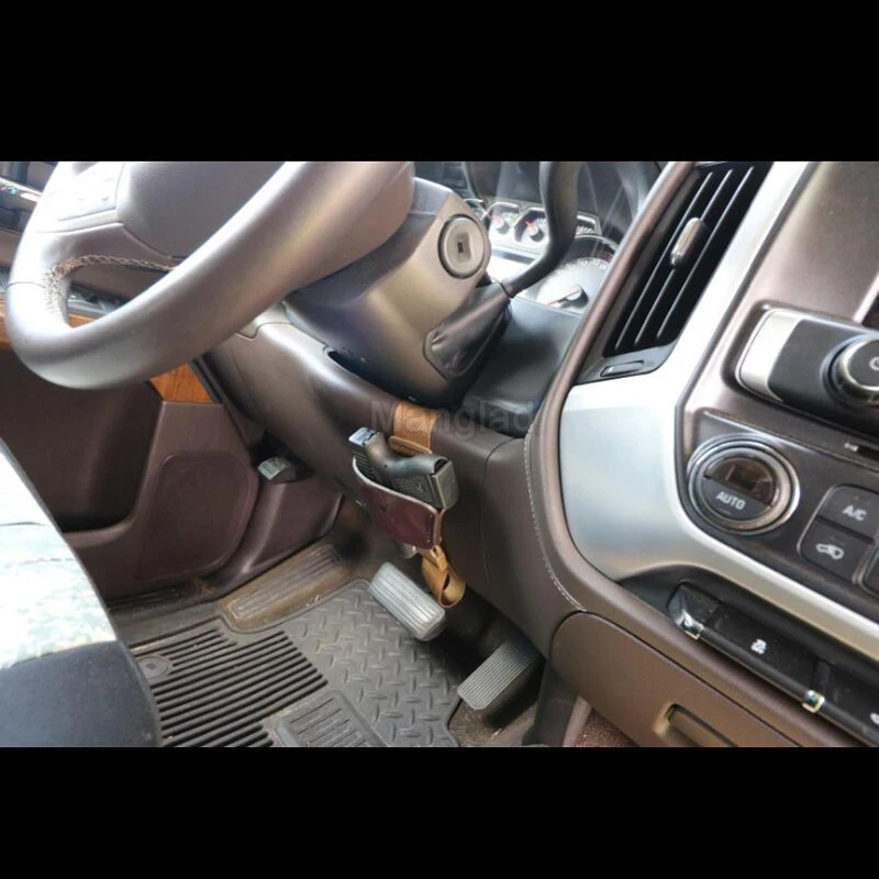 New Universal Adjustable Concealed Car Seat Pistol Holster Auto Accessories Vehicle Under Mattress Bed Pouch Hand Gun Holster