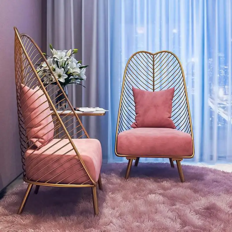 Светильник шный легкий скандинавский Одноместный маленький сетчатый диван