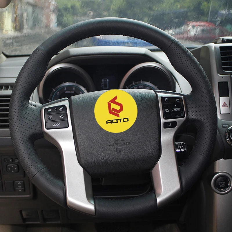Чехол на руль оплетка для Toyota Land Cruiser Prado 2010-2017 Tundra 2014-2019 Tacoma 2012-2019 тюнинг