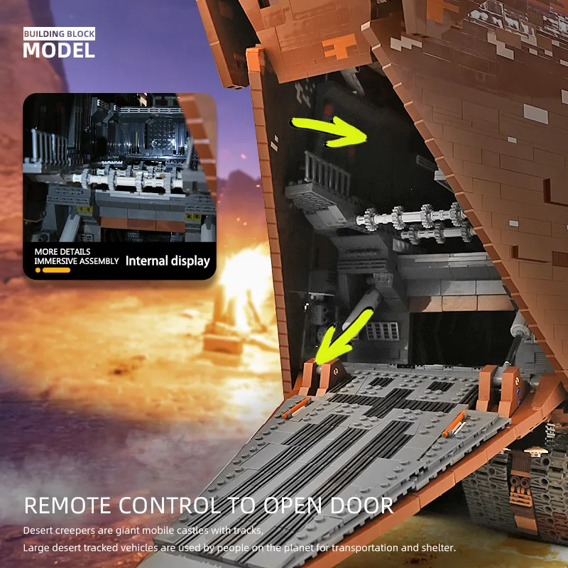 Молд король 21009 Звездные войны MOC 13289 Cavegod UCS пескоструйная сборка модель
