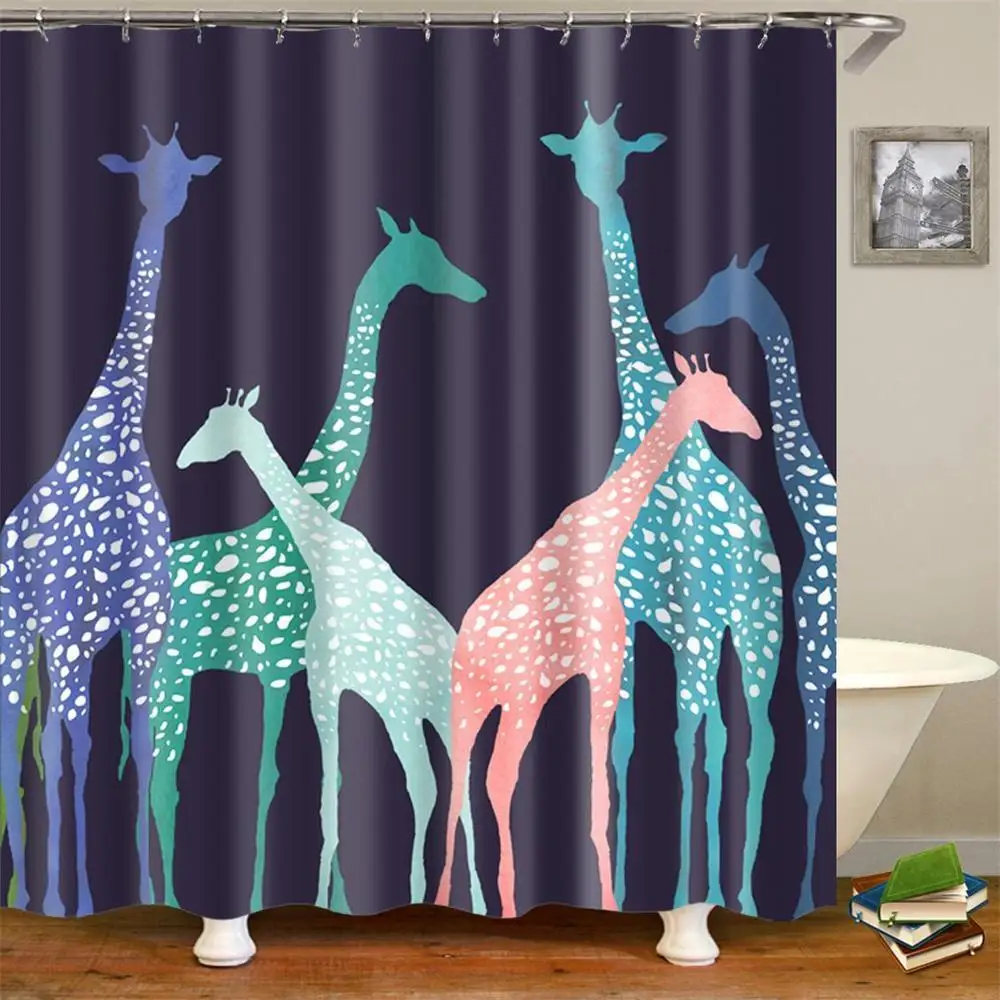 Этническая Бохо домашний декор занавеска для душа Водонепроницаемый Цветочный