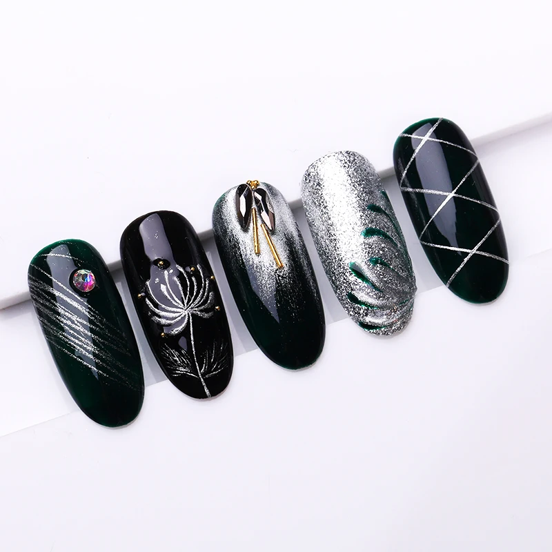 LEMOOC 3D резьба по тиснению гель паста лак для ногтей отмачиваемый УФ светодиодный