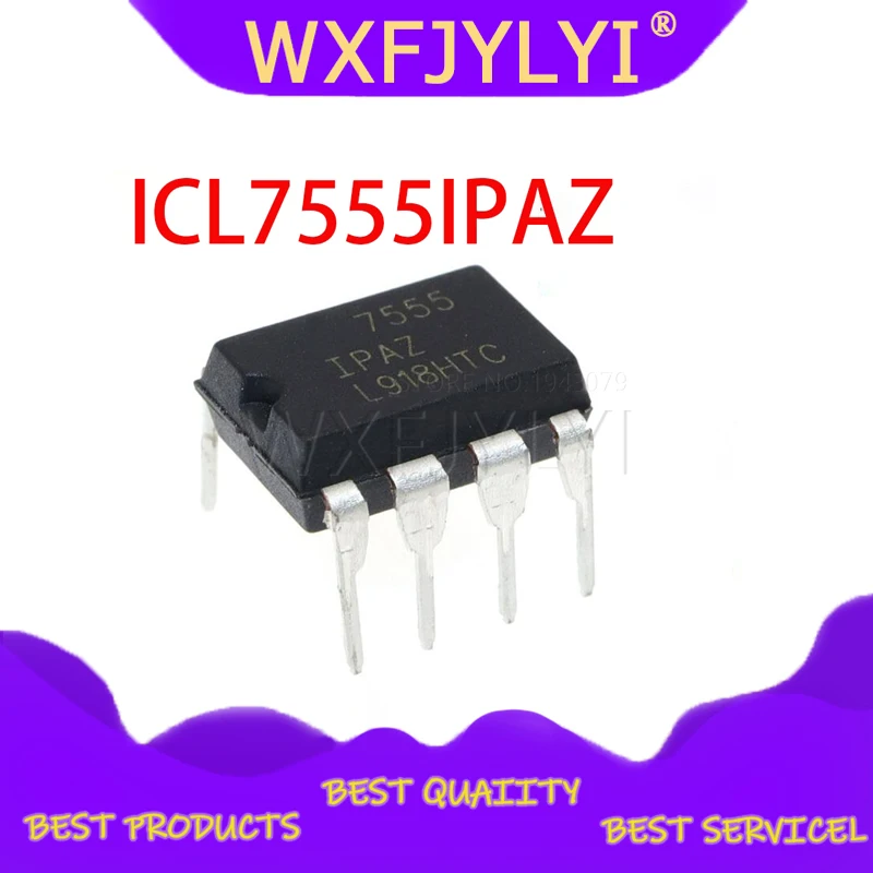 10 шт./лот IC чип интегральной схемы ICL7555IPAZ ICM7555 7555 DIP 8 универсальный таймер новый