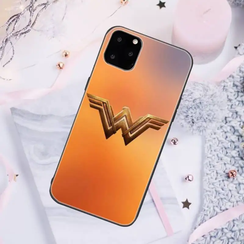 

Soft Superhero Wonder Cover Woman Phone Cases For Iphone 6 6s 7 8 Plus XR X XS XSmax 11 12 Pro Mini Max