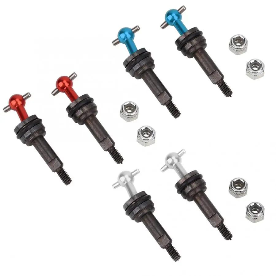 2PCS RC Car Universal Drive Joint Spare Parts Fit for WLtoys 1/28 K969 K989 P929 Vehicle Model Accessory | Игрушки и хобби