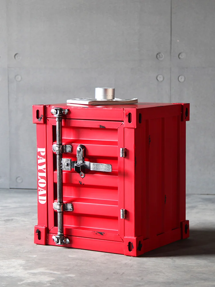 Креативный винтажный металлический промышленный тематический контейнер для