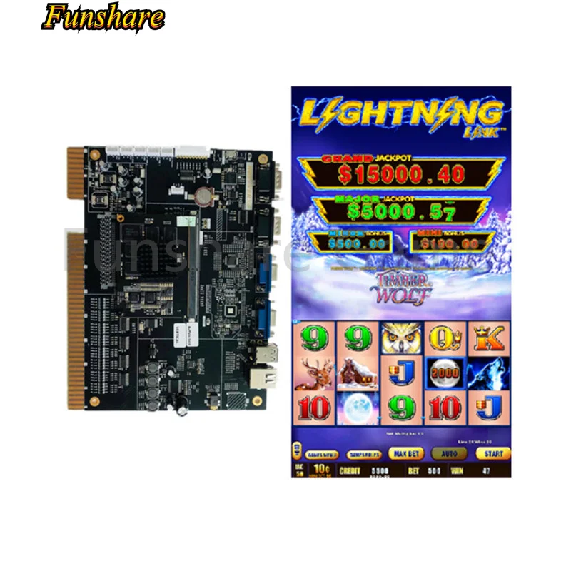 

Slot Game Lightninglink TIMBER WOLF Slot Game Machine Lightning Link Slot Game Arcade Machine Coin Operated Game Board
