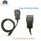 USB-кабель V1.4.3 HDS для Honda, диагностический Автомобильный Кабель OBD2, кабельный чип FTDI FT232RL с поддержкой нескольких языков