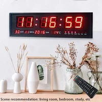 electronic calendar countdown function desktop living room digital wall clock