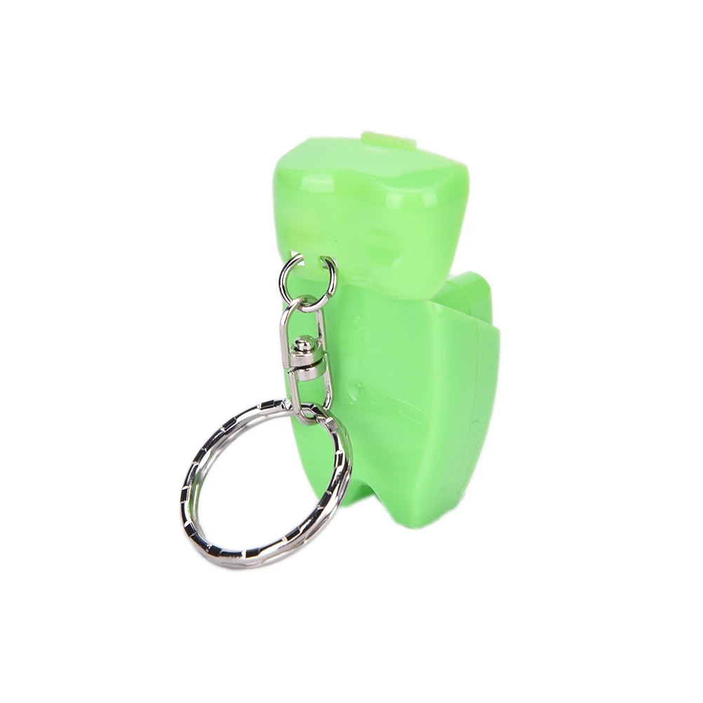 Новинка портативная зубная нить кольцо для ключей чистки зубов брелок дорожные