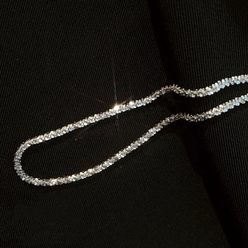 Тонкие штампованные посеребренные блестящие цепочка на ногу для женщин девушек