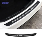 3D 5D наклейка на бампер автомобиля из углеродного волокна для volkswagen SCIROCCO