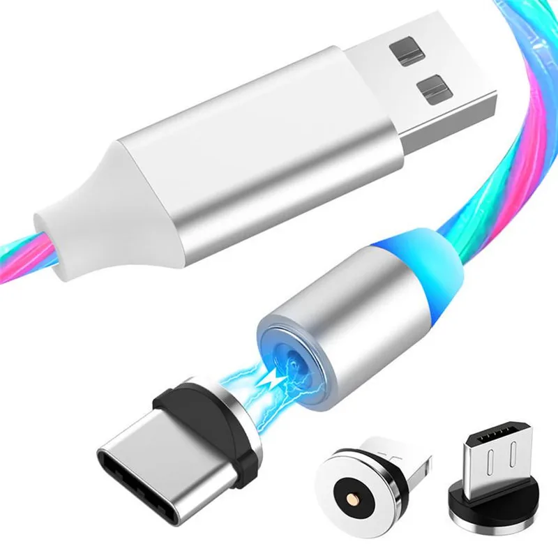 Магнитный светодиодный кабель Micro USB для LETV LeEco Le 2 3 X527 S3 X626 X622 Max X820 Cool 1 магнитные