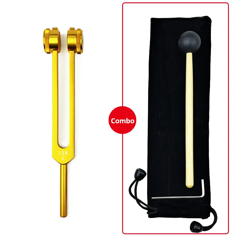 Вилка с настройкой частоты 128 Гц вилка молотком шариком в виде чакры инструмент