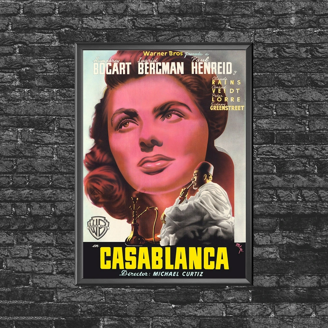 Кинопостер дабланка золотистый в возрасте 40 лет Настенная картина украшение для