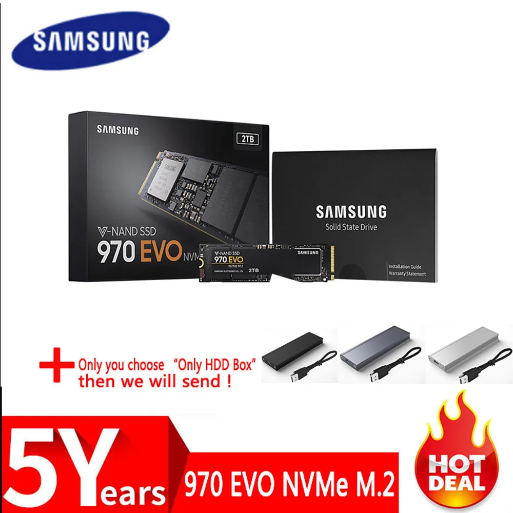 SSD SAMSUNG M.2 M2 1 ТБ 500G 250G HD NVMe жесткий диск HDD 970 EVO твердотельный PCIe для ноутбука