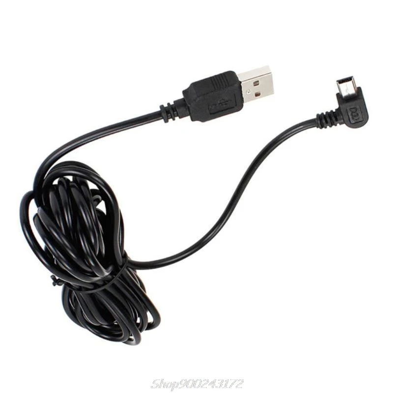 

3.5M USB Type-A to Mini 5Pin Right Angle Charging Cable for GPS Navigator Jy27 20 Dropship