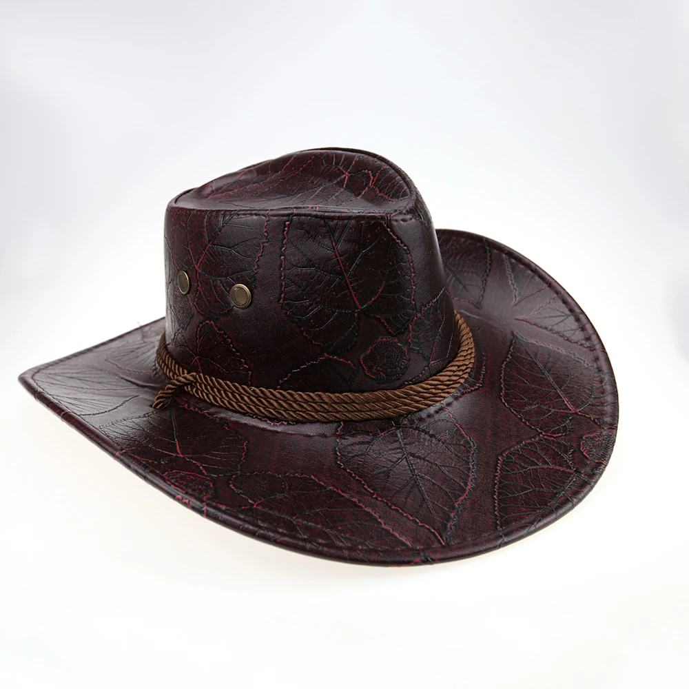 2019 брендовая новая западная ковбойская шляпа из кожи Весна и лето рыцарский