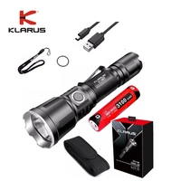 klarus xt11x tactical flashlight cree xhp70 2 3200 lm high power rechargeable flashlight with 18650 battey for search rescue