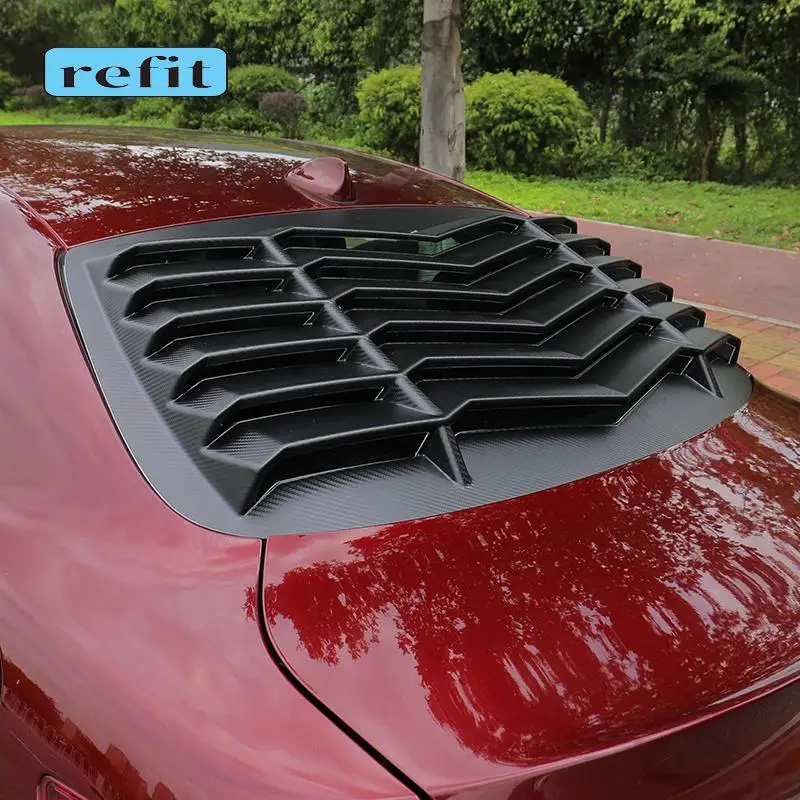 

Автомобильные задние жалюзи, модифицированные спортивные автомобильные оконные жалюзи для Alfa Romeo Giulia, внешние декоративные аксессуары