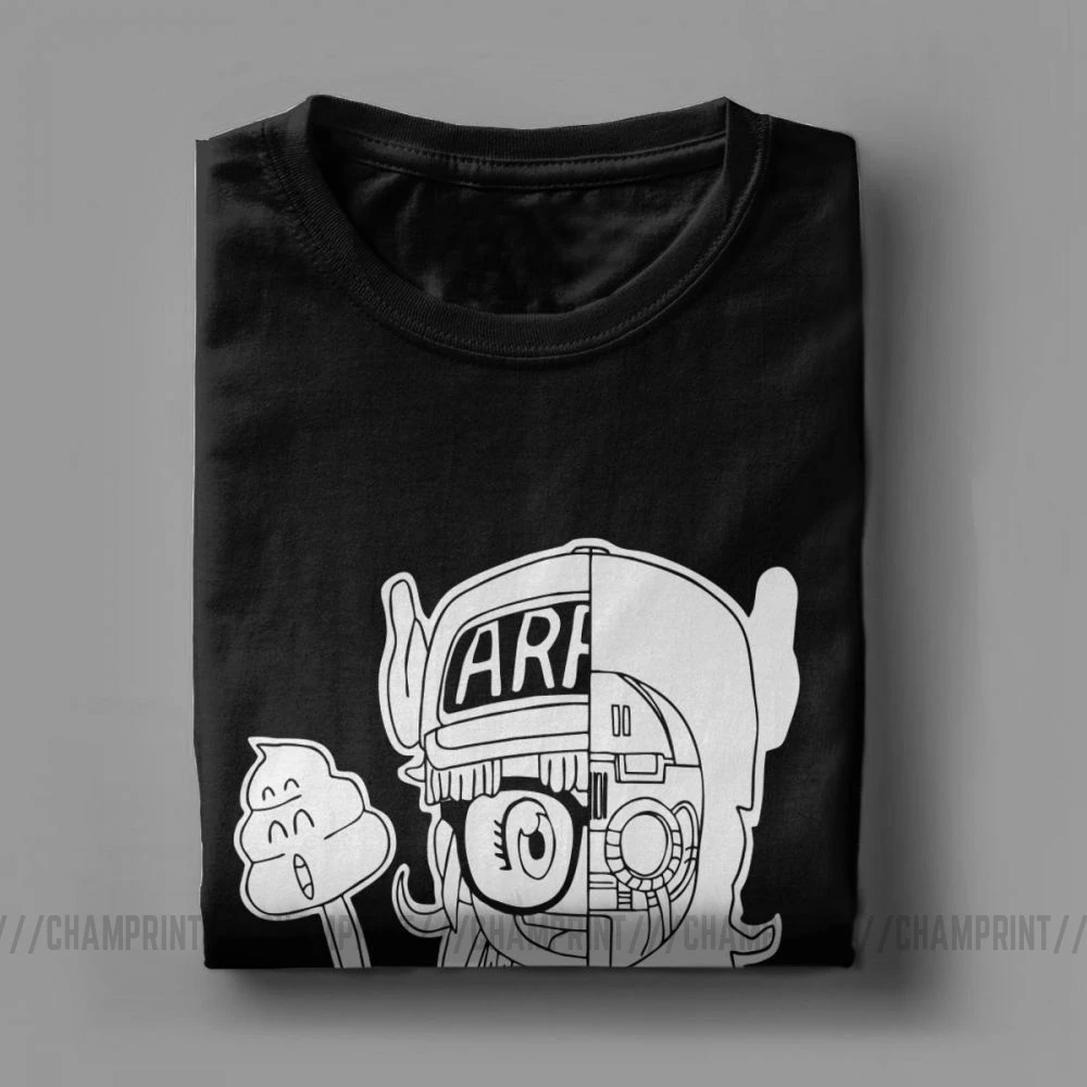 Мужская футболка Dr. Slump повседневные футболки с коротким рукавом Arale Sanatomy одежда
