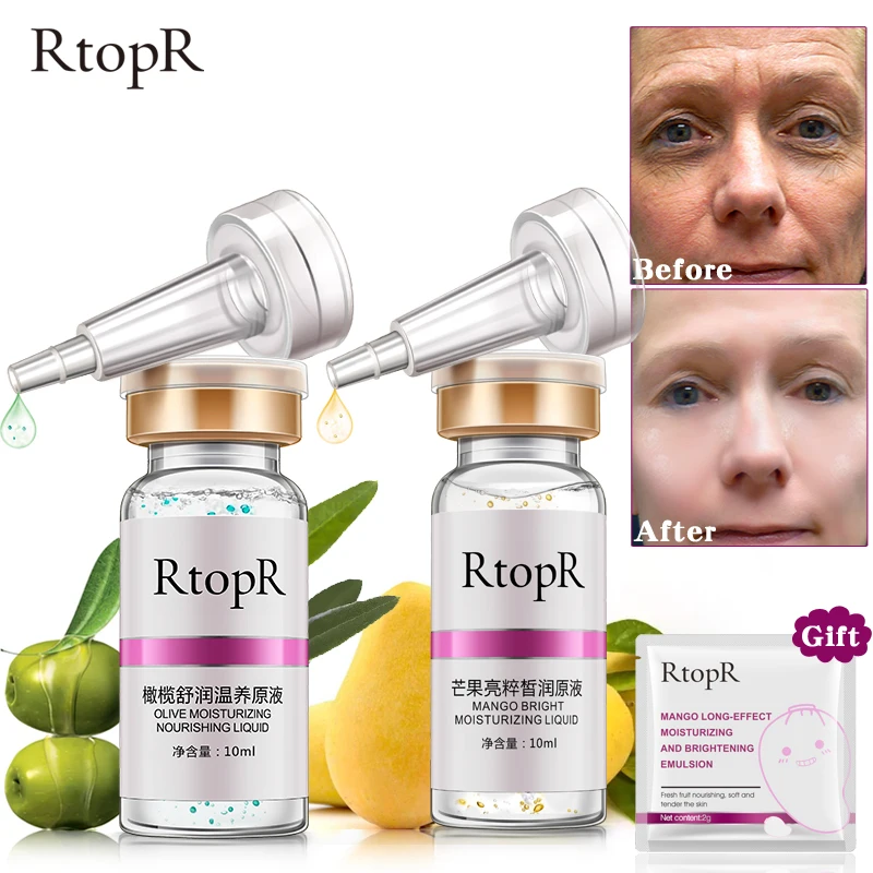 Отбеливание лица против морщин Увлажняющий оливковый уход за кожей с сывороткой