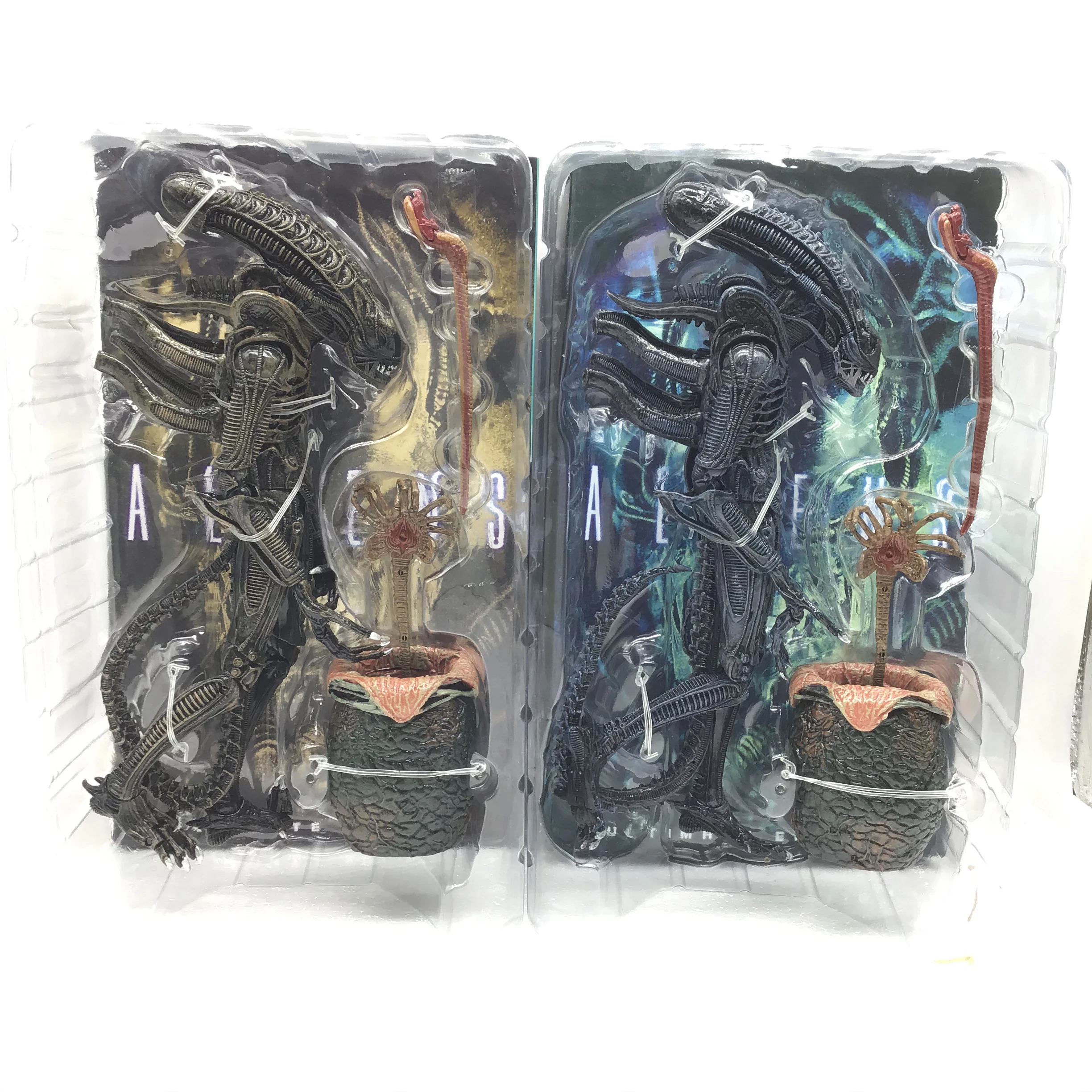 18 см иностранцев 1986 синий серый Alien яйцо Facehuggers Chestburster игрушечных пластиковых