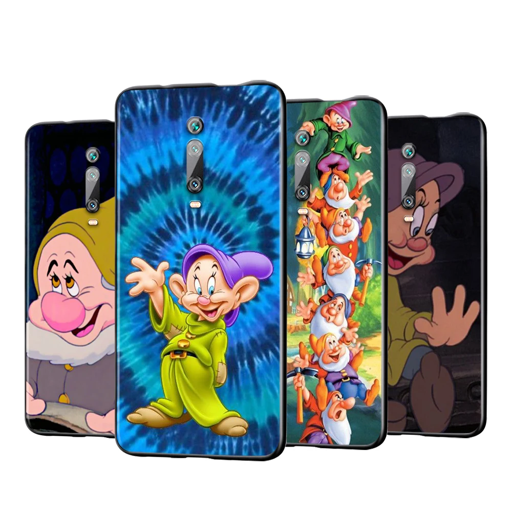 

Disney The Seven Dwarfs Queen Soft TPU Cover For Xiaomi Redmi K40 Gaming K30i K30T K30S K30 Ultra K20 10X Pro Black Phone Case