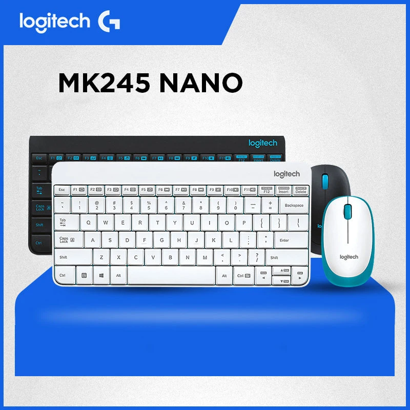 Игровая клавиатура Logitech MK245 USB Nano 1000DPI эргономичная мышь | Компьютеры и офис