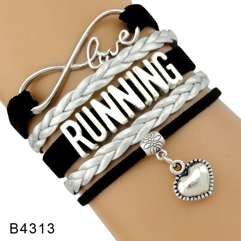 Беговые кроссовки для марафона женские кожаные браслеты с шармами