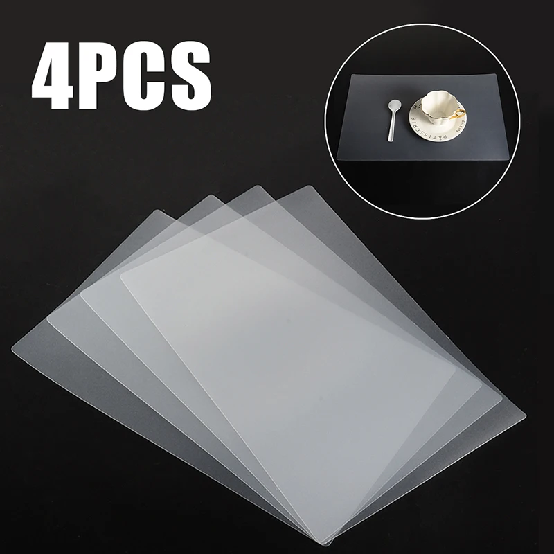 4 шт. прозрачные водонепроницаемые подставки из полиэстера | Дом и сад