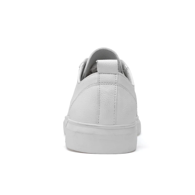 Men Shoes Genuine leather Comfortable Casual White Chaussures Flats Slip On Lazy Zapatos Hombre 2020 New | Обувь