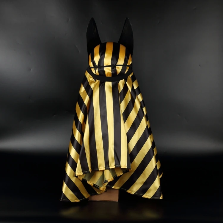 [Funny] Egyptian Anubis Cosplay Face Mask PVC Wolf Head helmet Costume Party prop Halloween Fancy Dress Ball toy | Игрушки и хобби