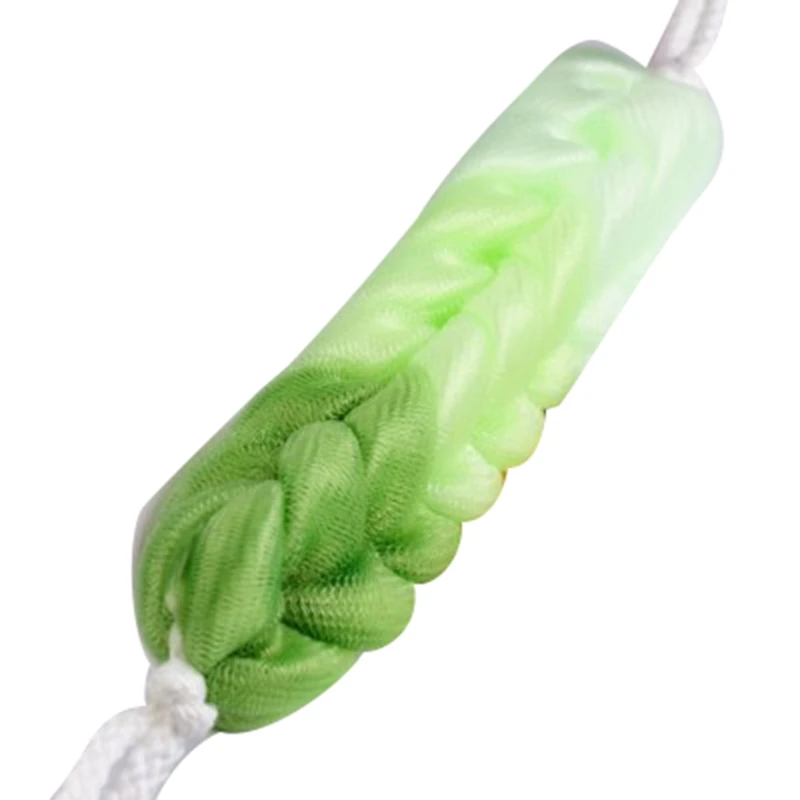 Зеленая мочалка щетка для ванны спины полотенце отшелушивающий скраб губка душа