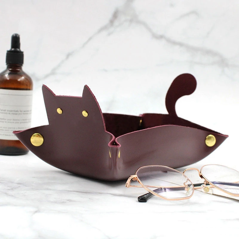Креативные лотки для хранения кошачьи в форме кошелька телефона кошелек ключей