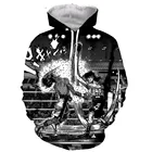 Модные толстовки на молнии с длинным рукавом и 3D-принтом для мужчин и женщин