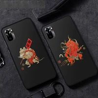 chinese twelve beasts phone case for huawei p20 p30 p40 pro honor mate 7a 8a 9x 10i lite