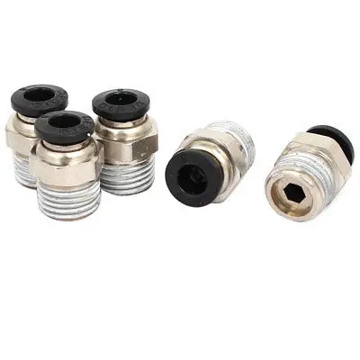 G1/4 резьбовые пневматические быстроразъемные фитинги с одним касанием 5 шт. для