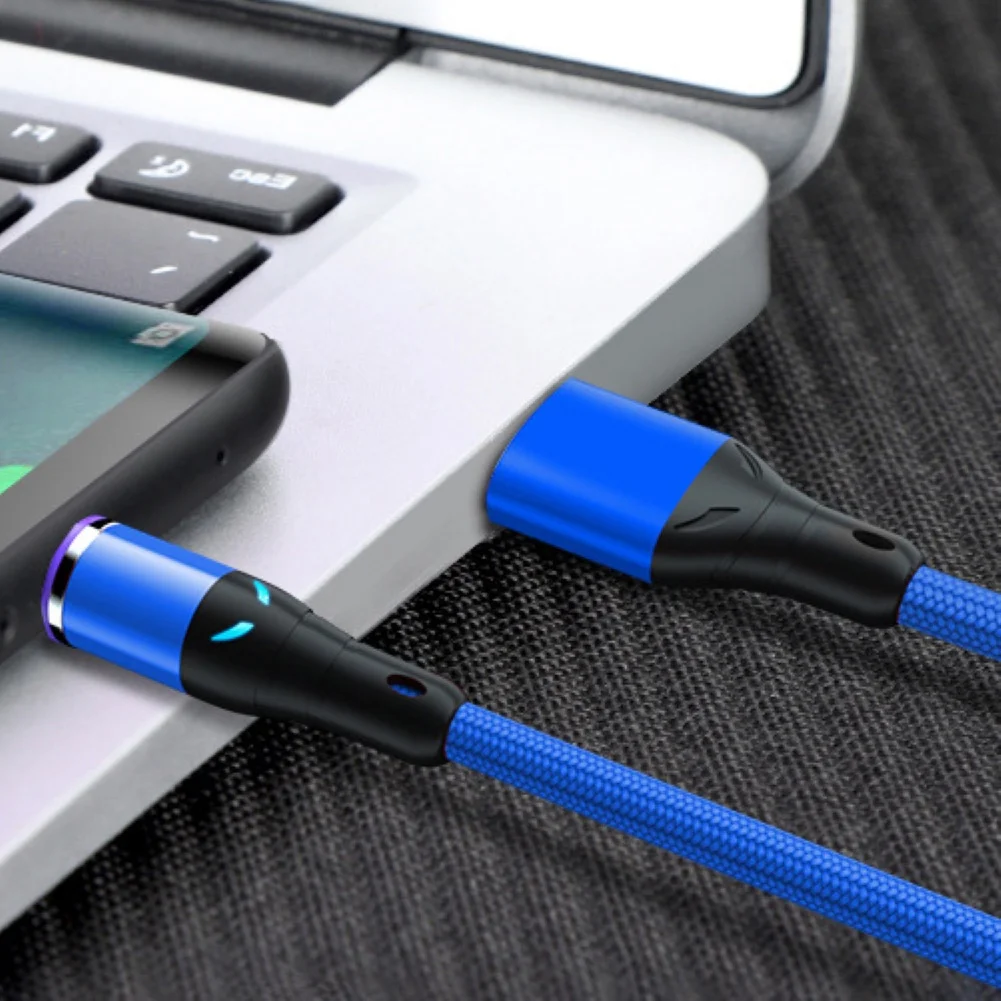 1 м Магнитный кабель Micro USB Type C для зарядки 5A QC3.0 быстрой данных Android мобильный