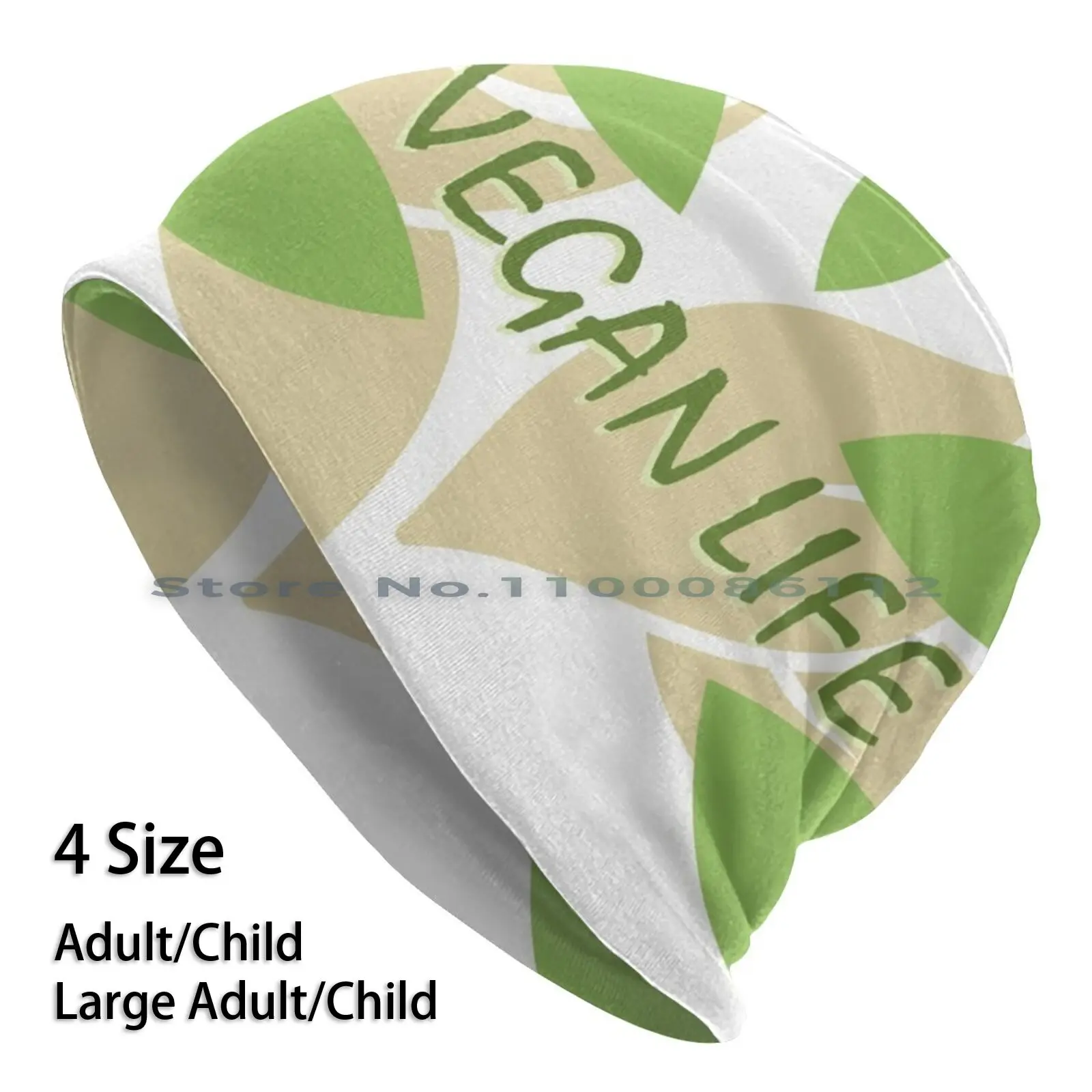 

Vegan Life Beanies Knit Hat Leaf Outside Tree Leaves Veggie Earth Veganism Vegan Diet Dietary Plants Statement Quote Lifestyle
