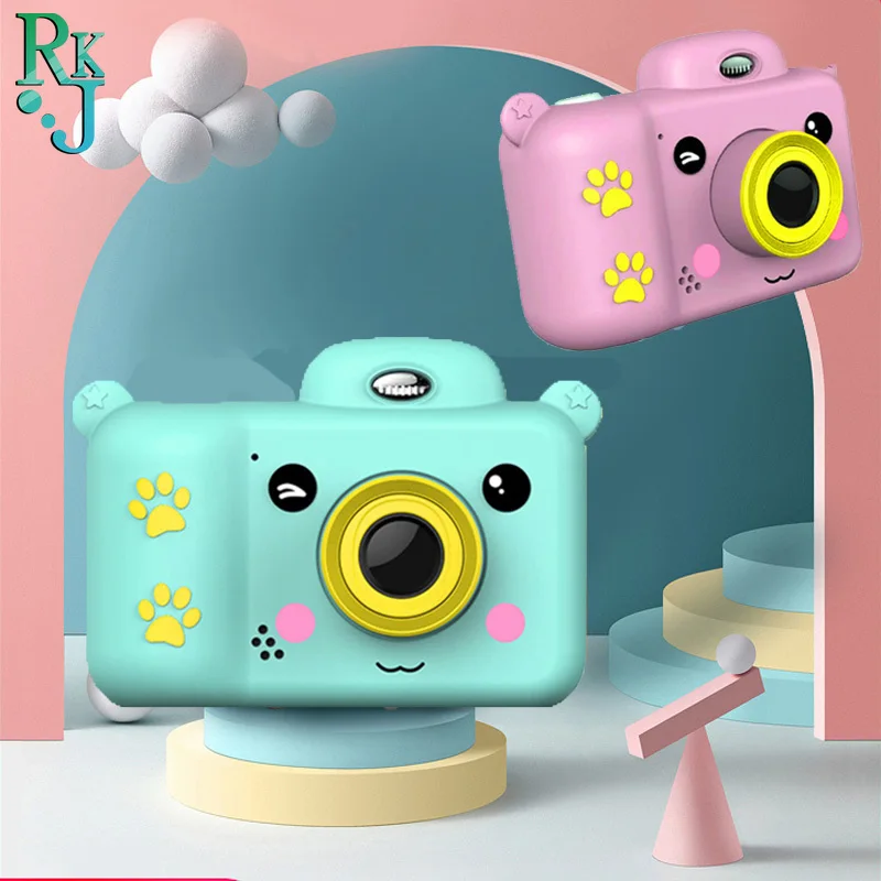 

Детская мини-камера Full HD 1080P, портативная цифровая камера, экран 2,4 дюйма, детская игровая камера для обучения, игрушечная камера