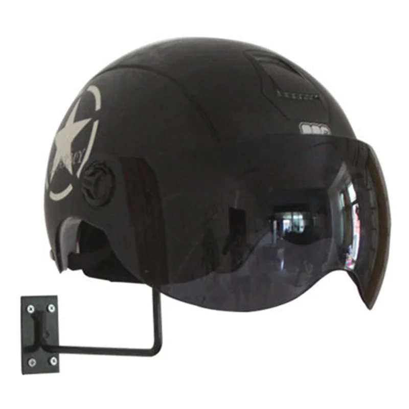 Металлический держатель для шлема и шляп настенный крючок пальто головных