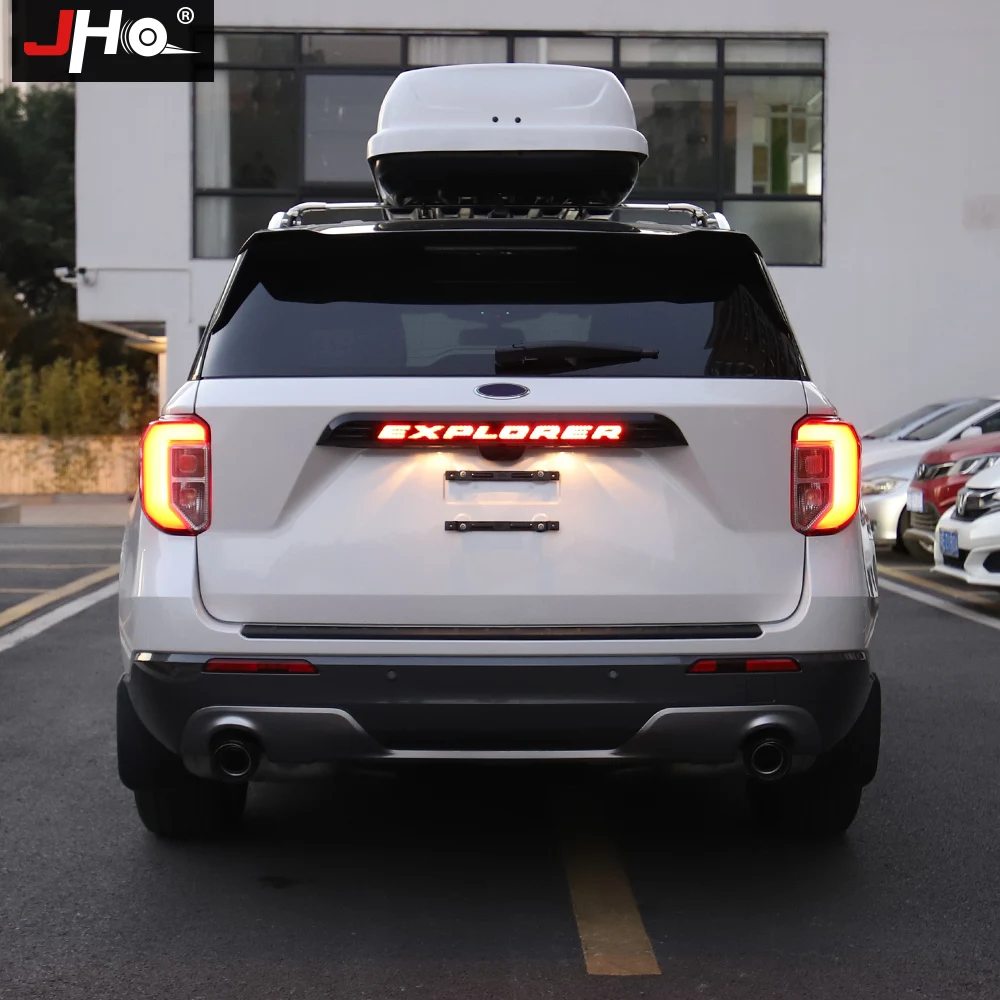 

JHO Tailgate LED Light Bar Strip Brake Light For Ford Explorer 2020 2021 Limited Platinum Car Accessories