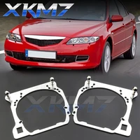 transition frame for mazda 6 hella 3r g5koito q5 headlight mounting bracket replace bixenon projector lens car accessories diy